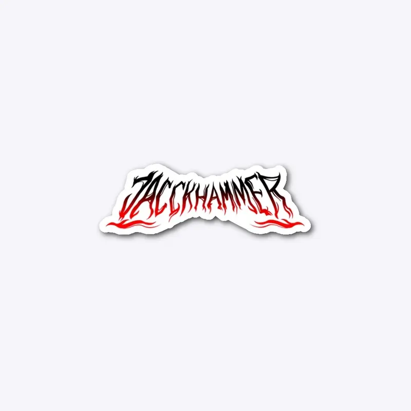 Jacckhammer Logo (Black+Red)